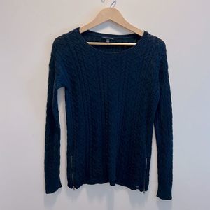 American Eagle Blue Sweater With Zippers